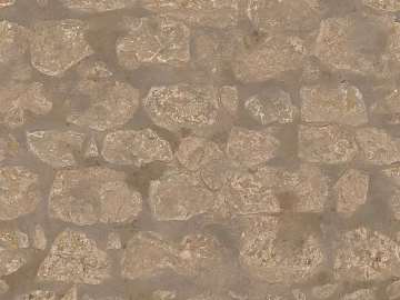 Beige Rough-Hewn Stone, Courtyard Wall Stone texture (ID:ffaeh975596)