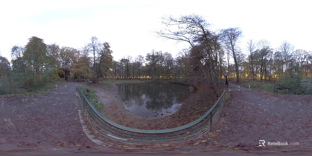 Park Lake Forest Daytime HDR texture