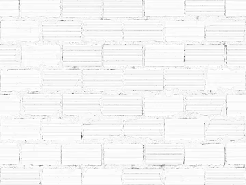 White strip stone mosaic 3d model