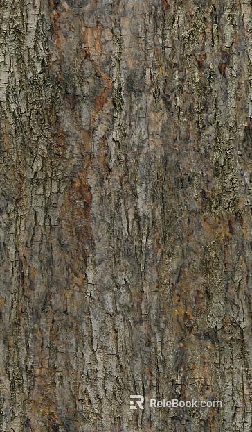 Dark Taupe Bark Natural Decoration Map texture