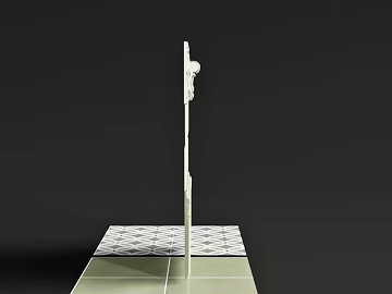 Light gray geometric pattern ceramic tile display stand texture (ID:ffaeh687826)