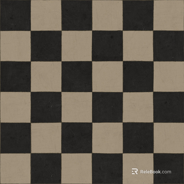 CHECK BRICK BLACK AND WHITE CHECK GROUND SEAMLESS texture