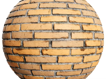 Brick wall PBR texture (ID:ffach613781)