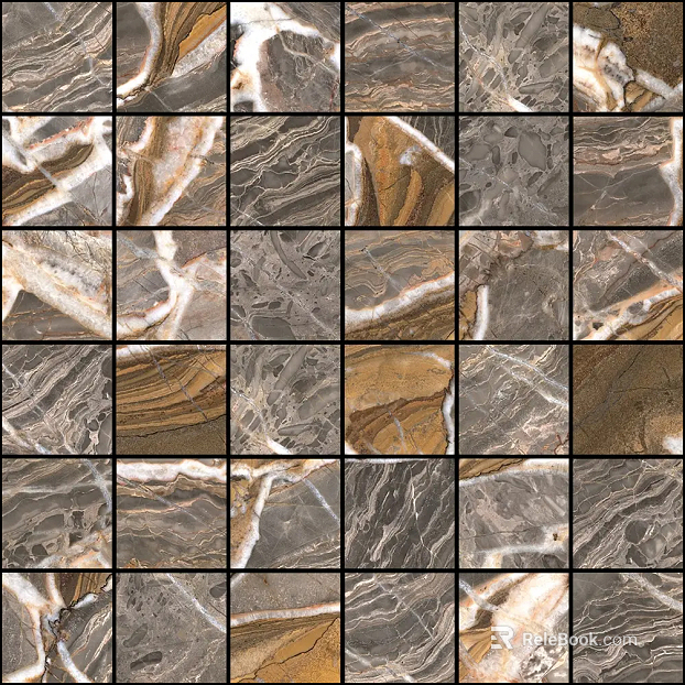 Brown Marble Mosaic texture