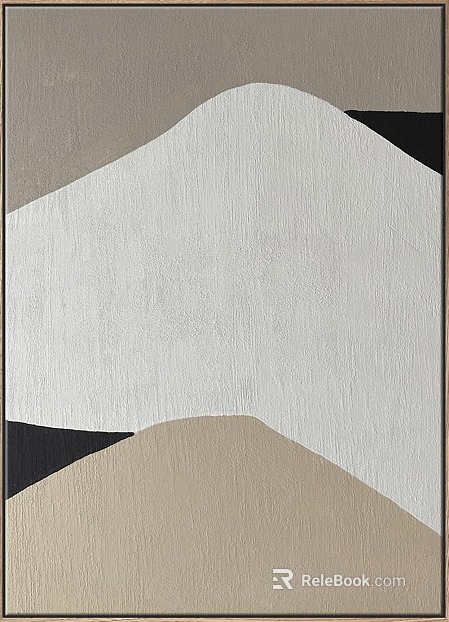 Wabi-sabi style abstract decorative painting living room wall art texture