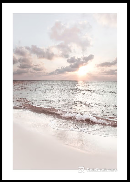 Decorative painting color abstract sea texture