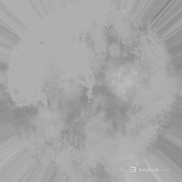 Gray explosion smoke effect texture