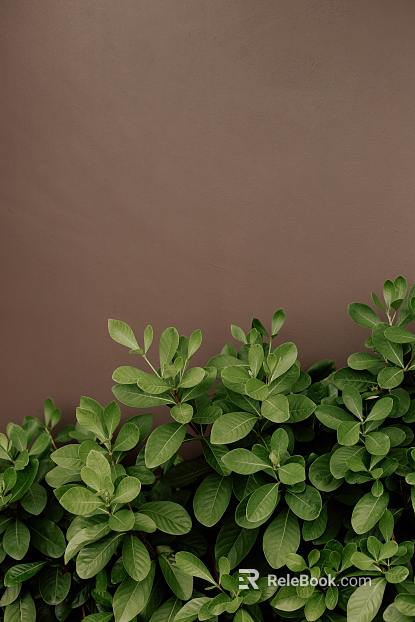 Plant painting texture