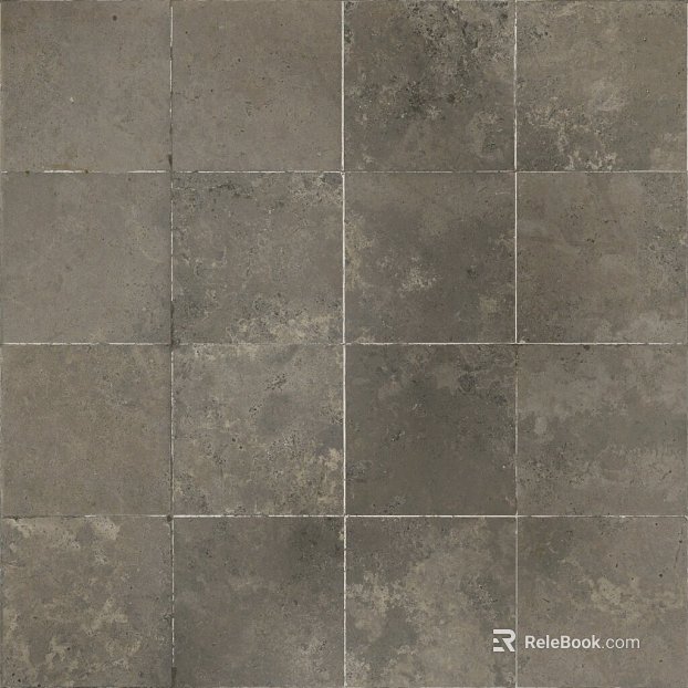 Dark gray cement brick kitchen and bathroom floor texture