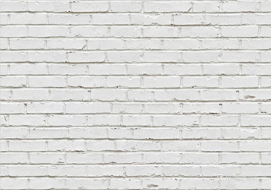 Brick wall white strip brick finish white seam texture