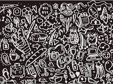 black and white painting texture (ID:ffacg55869)