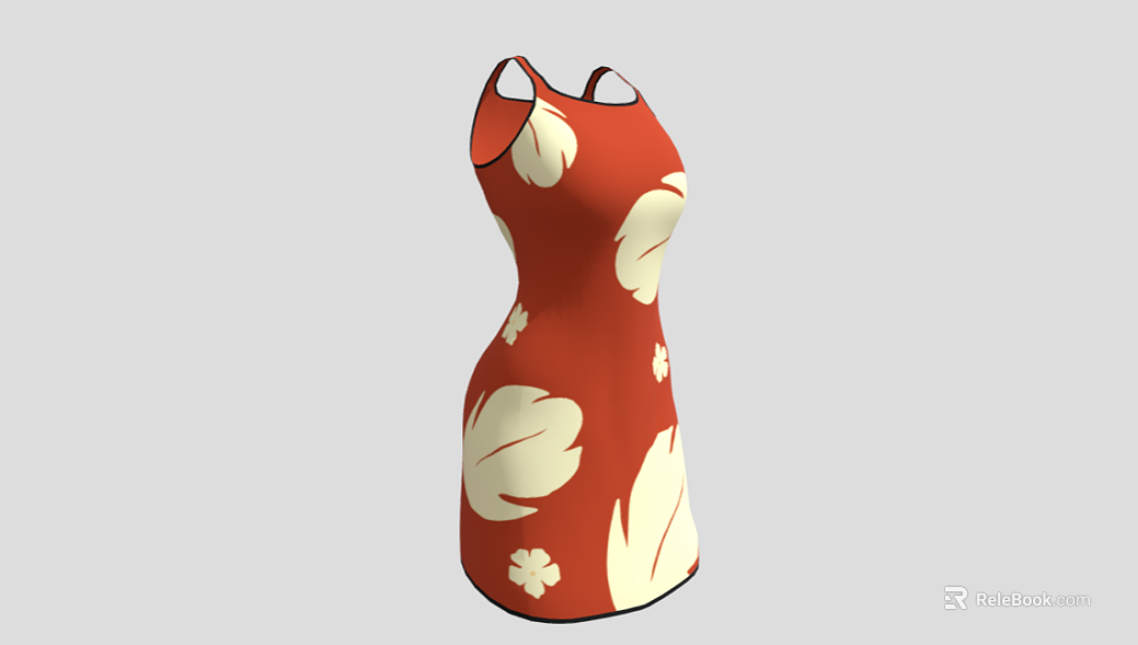 Orange bottom leaf flower pattern dress fabric texture