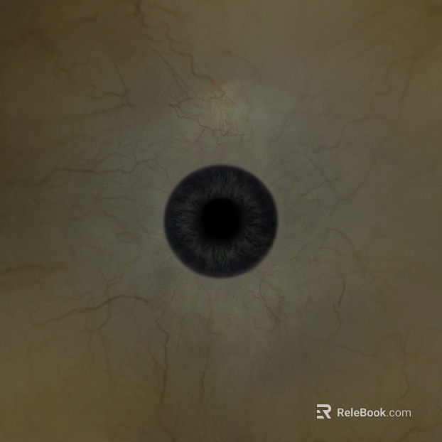Light beige human eye iris map texture