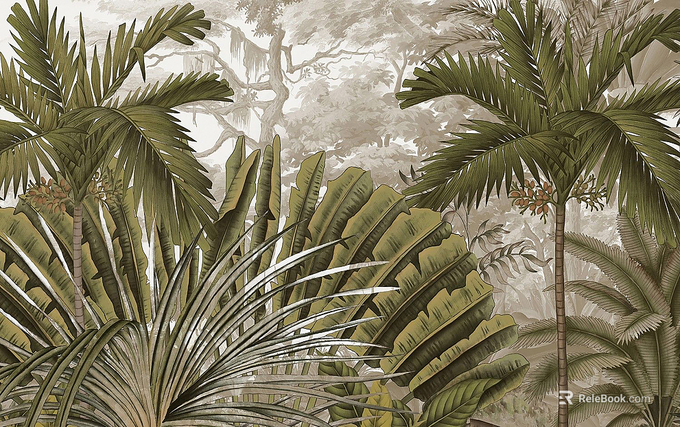 animal and plant pattern texture
