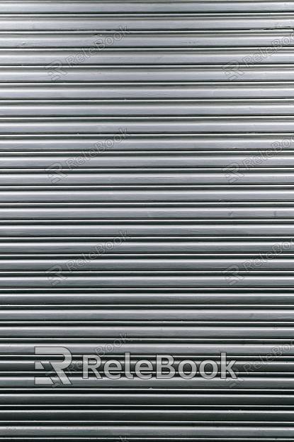 Rolling shutter door texture