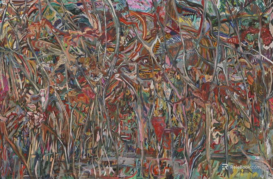 Abstract painting texture