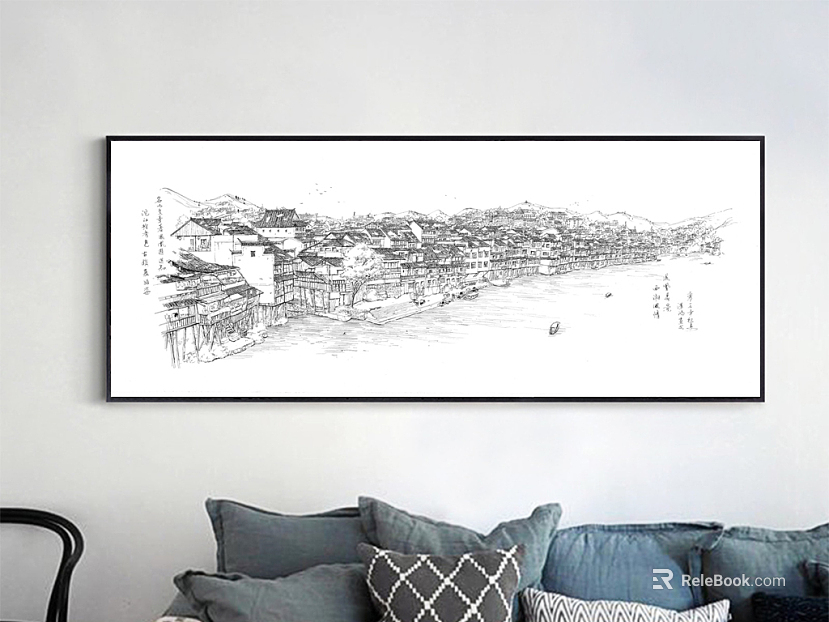 black and white painting texture