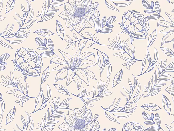 Modern Pastoral Wallpaper Retro Floral Pattern texture (ID:ffach709081)