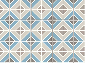 geometric plant pattern pattern tile tile 3d model