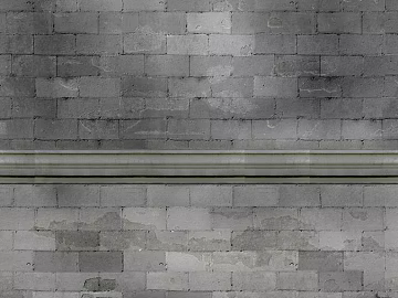 Brick wall gray I-word stone texture (ID:ffaag58731)