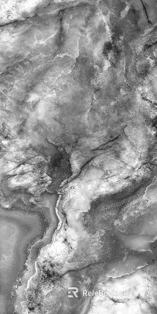 Gray-White Ink-Wash Pattern Marble Wall Tiles texture