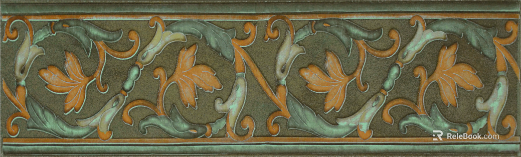 Relief color brick carving texture