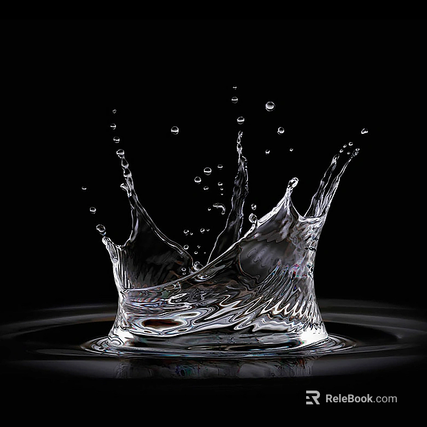 Splash of water texture