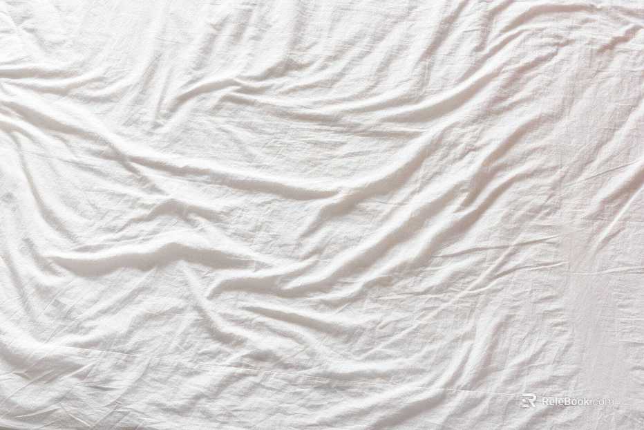 White solid-color fabric with a woven texture, soft furnishings fabric texture