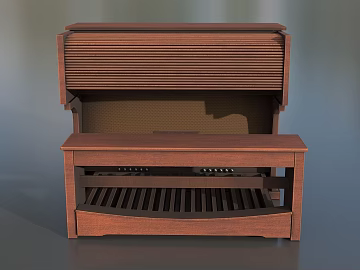 Red brown wooden piano indoor furniture texture (ID:ffaeh532461)