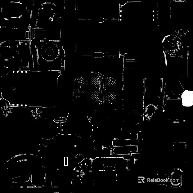 Black and white board tech texture texture