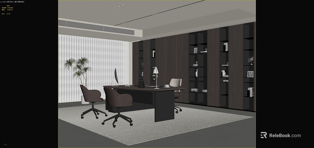 Modern dark brown wood siding office texture