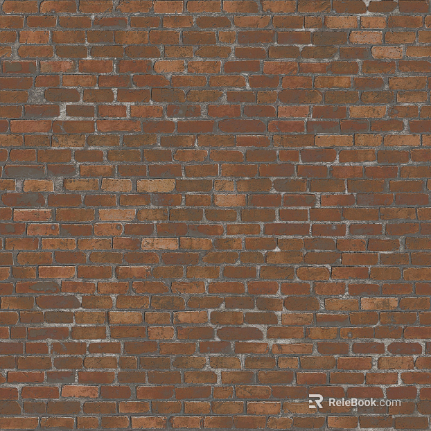 Brick wall horse teeth rub red brick wall texture