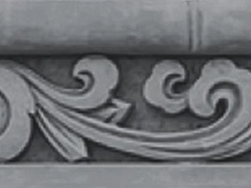 turquoise stone relief building waist line texture (ID:ffaeh987266)