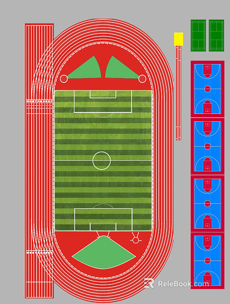 track and field texture