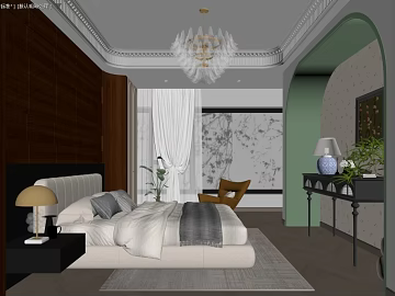 Light Luxury Dark Brown Wall Panel Bedroom Background Wall texture (ID:ffaeh498866)
