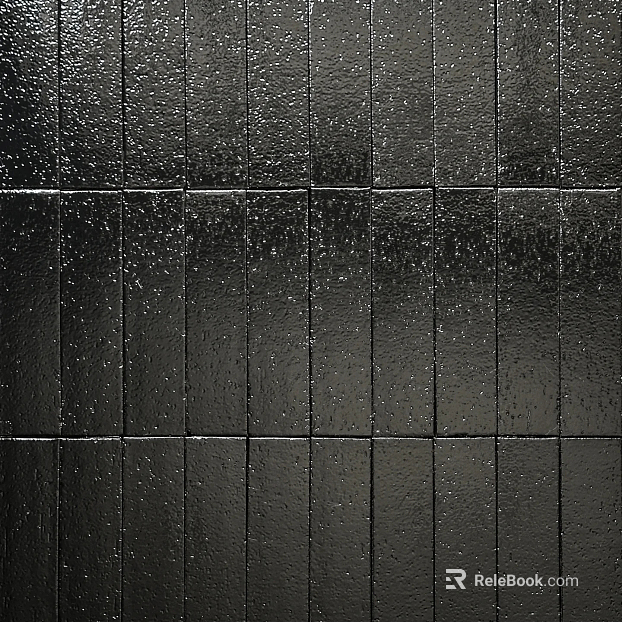 Tile Small Tile Black Vertical Tile Small Tile Kitchen Bathroom Tile Floor Tile Mosaic Small Tile texture