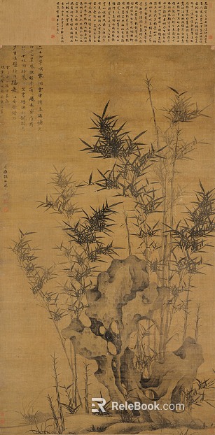 Plant painting texture