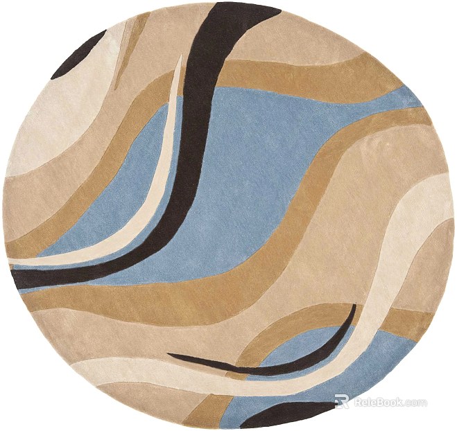 Round carpet texture