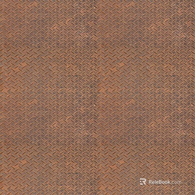 Rust color old metal plate industrial ground texture