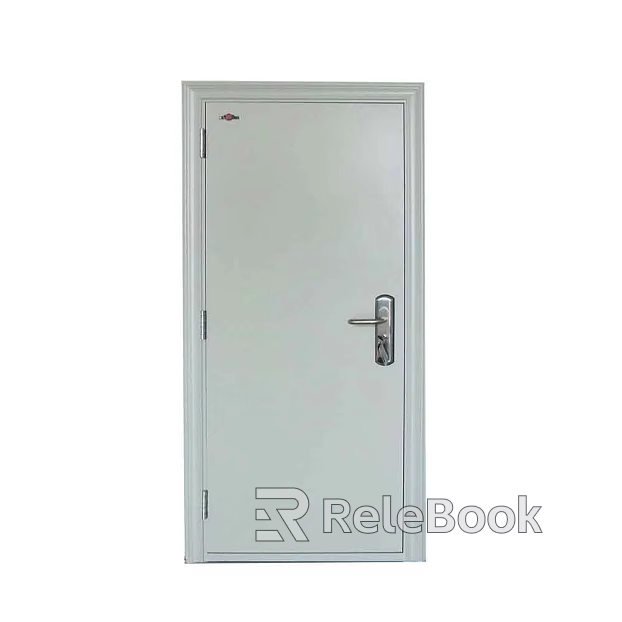 Metal door texture