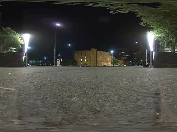 night view city street hdr 3d model