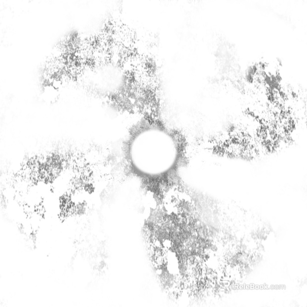 Modern electric fan black and white texture