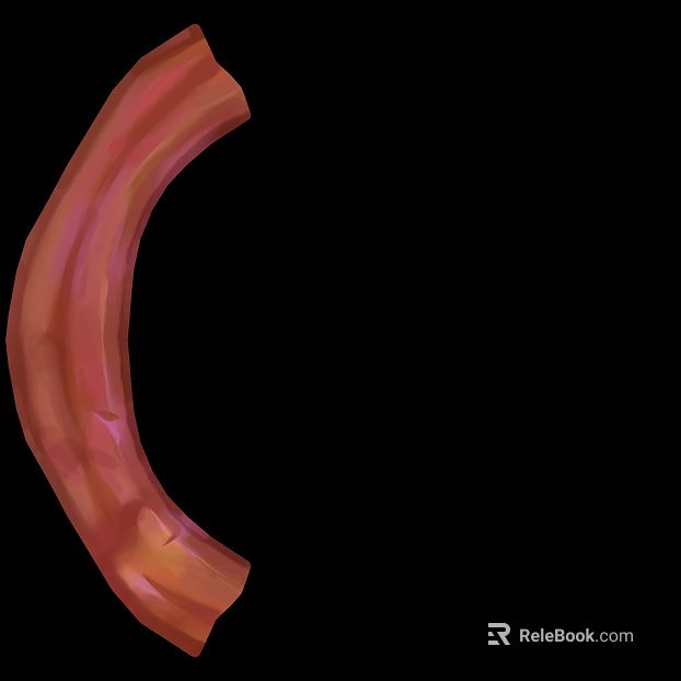 Pink Orange Bending Bone Props texture