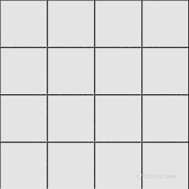 Plain Tile Jiugongge White Tile texture