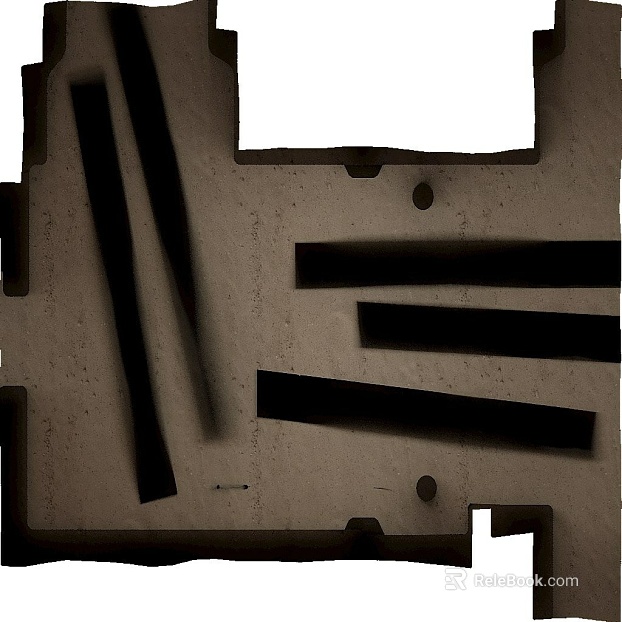 Dark gray cement building component wall surface texture