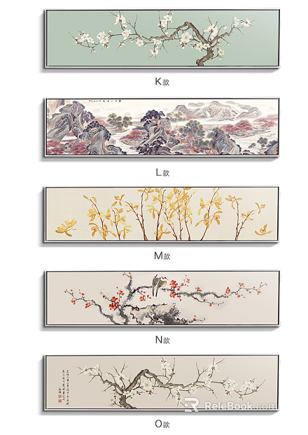 Plant painting texture