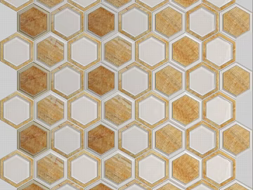 Hexagonal brick hexagonal color small square brick texture (ID:ffacg58403)