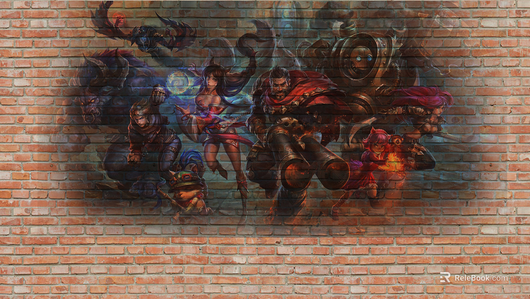 Wall painting texture