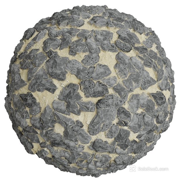 Stone ground PBR texture