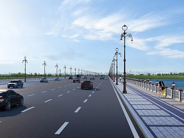 Highway Exterior 3d model